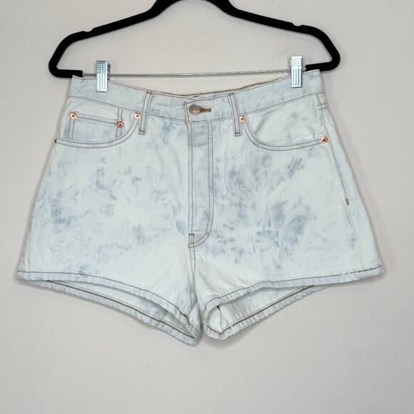 RE/DONE 70s High Rise Short – Sunbleach Vintage-Fade Denim Size 26 NWT - Picture 4 of 16